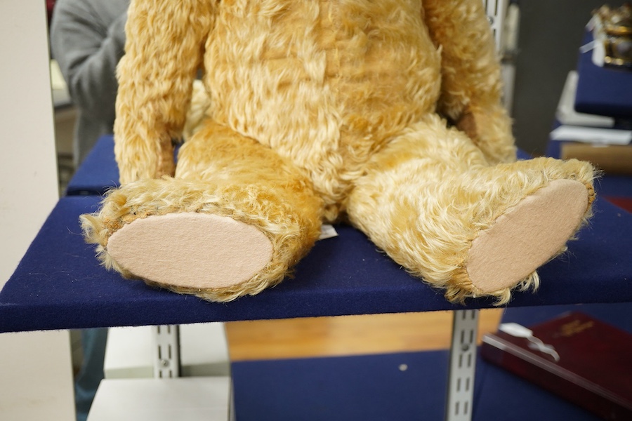 A large late 1930s Chiltern teddy bear, approx. 70cm long
